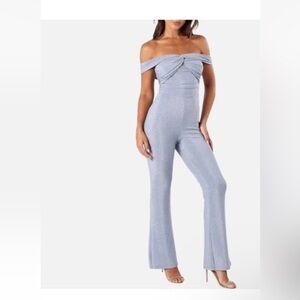 Petal &Pup Elegant  Metallic  Shine Jumpsuit Size XL